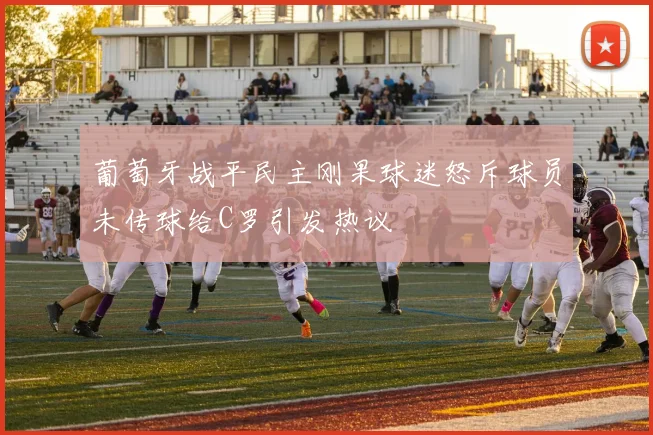 葡萄牙战平民主刚果球迷怒斥球员未传球给C罗引发热议
